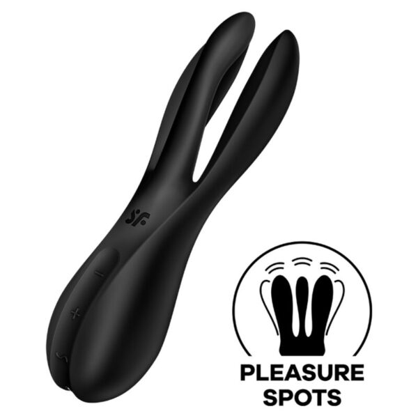 Vibrador Satisfyer Threesome 2 – Preto