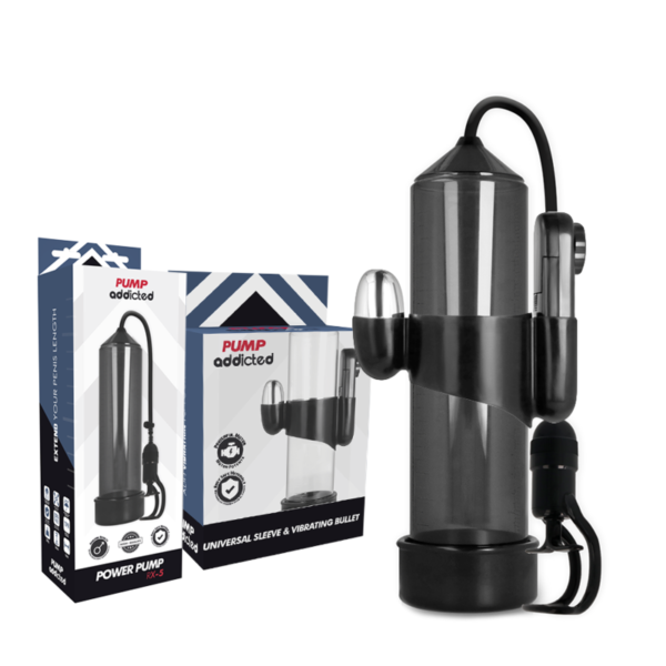 Pump Addicted – Vibrador Preto Rx5