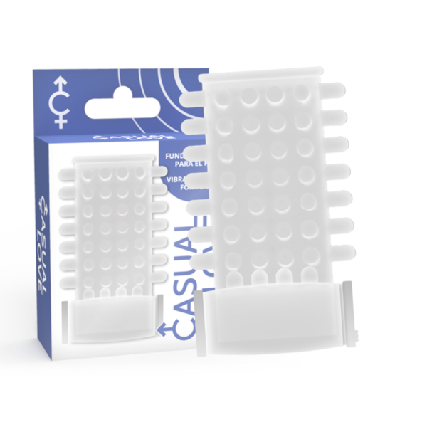 Casual Love-  Tampa Do PÊnis Do Vibrador Transparente Anel Casual