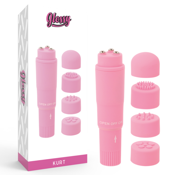 Glossy – Massageiro De Bolso Kurt Rosa