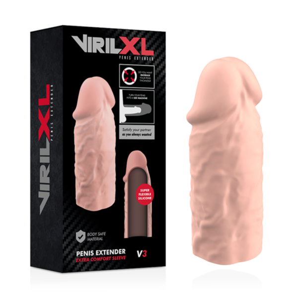 Virilxl – ExtensÃo De PÊnis Natural De Silicone LÍquido V3