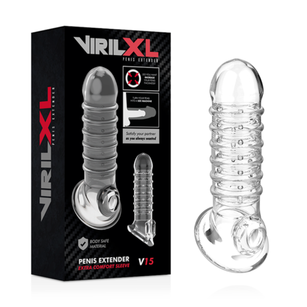 Virilxl – ExtensÃo Do PÊnis E Bainha V15 Transparente