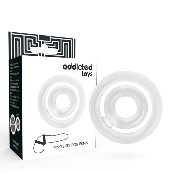 Addicted Toys Potenz- C-ring Penis Clear