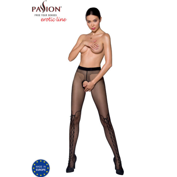 Passion – Tiopen 009 Medias Negro 1/2 (20 Den)