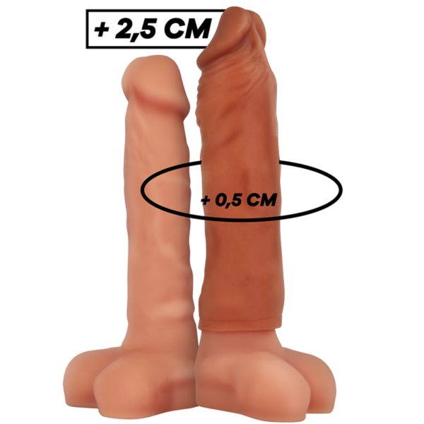 Virilxl – ExtensÃo De PÊnis De Silicone LÍquido V5 Marrom