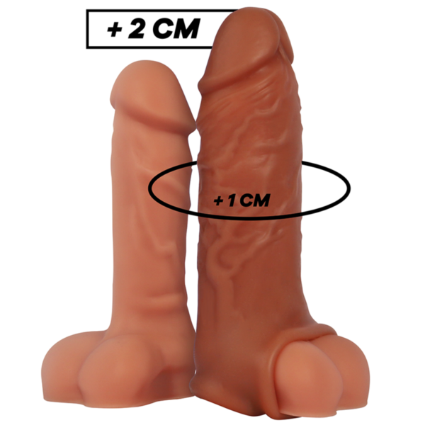 Virilxl – ExtensÃo De PÊnis De Silicone LÍquido V9 Marrom