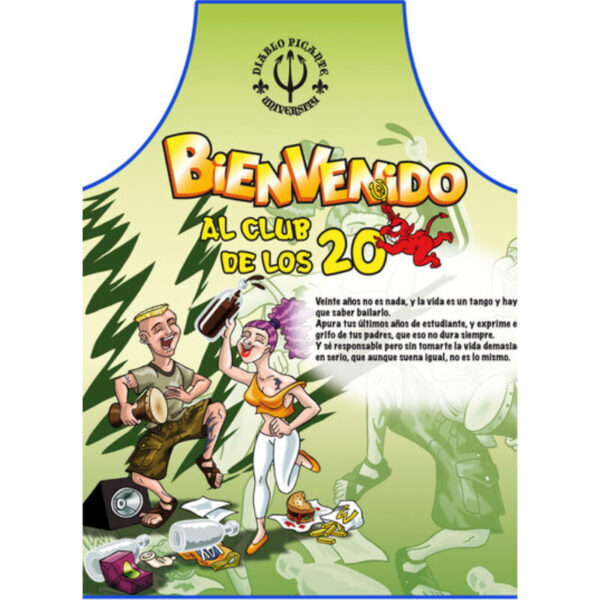 Diablo Picante – Avental 20 Anos Texto Em Espanhol