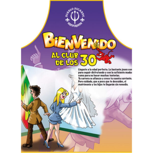 Diablo Picante – Avental 30 Anos Texto Em Espanhol