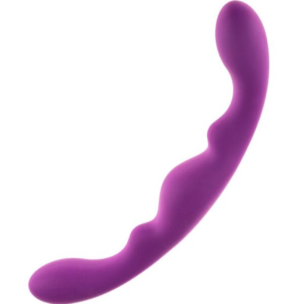Alive – Luna Dildo Dupla PenetraÇÃo Violeta Silicone 25 Cm