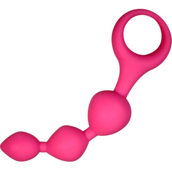 Alive – Bolas Anais De Silicone Triball Rosa 15 Cm