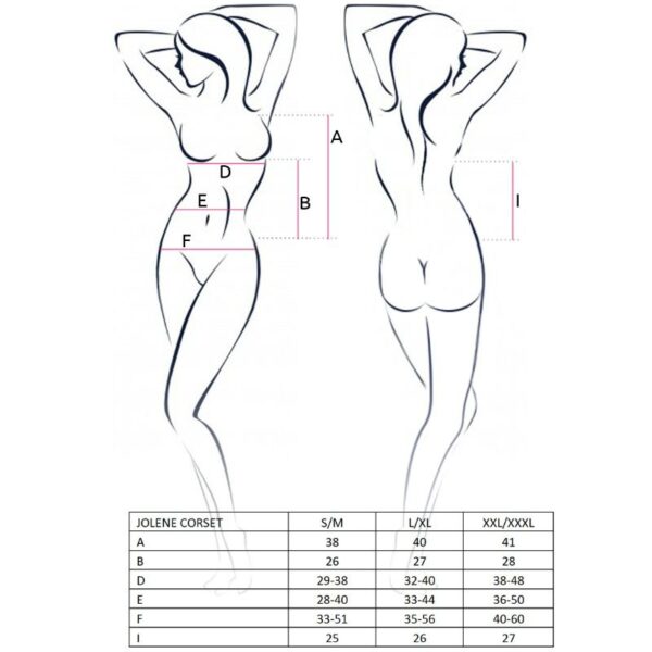 PaixÃo Mulher Jolene Corset Black S / M