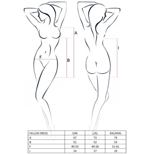 Vestido Hellen De Mulher PaixÃo E Tamanho Thong S / M
