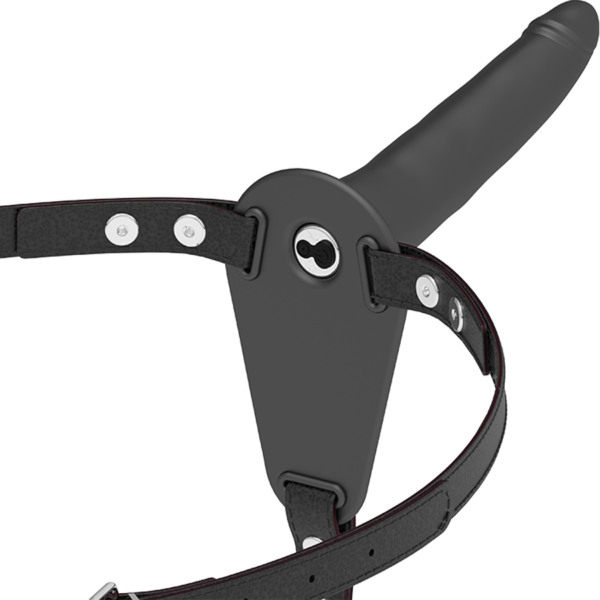 Fetish Submissive Harness – Vibrador De Silicone Preto 15 Cm