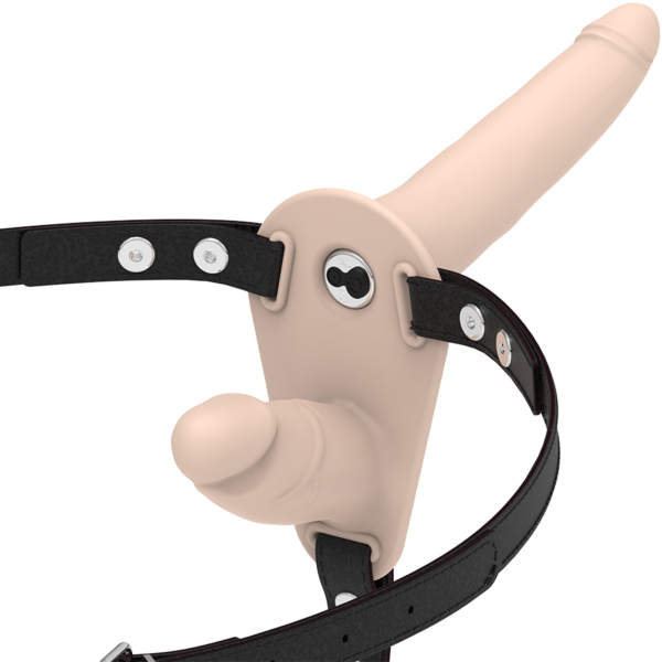 Fetish Submissive Harness – Vibrador Flesh Up De Dupla PenetraÇÃo