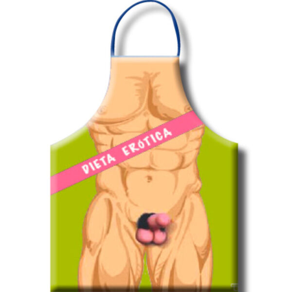 DIABLO PICANTE – AVENTAL DE DIETA ERÓTICA MASCULINA