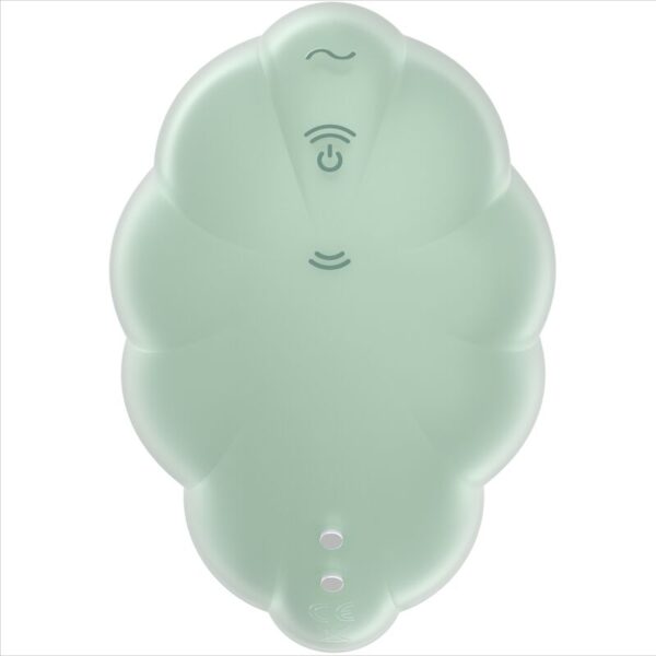 SATISFYER – VIBRADOR DE PULSO DE AR VERDE CLOUND DANCER