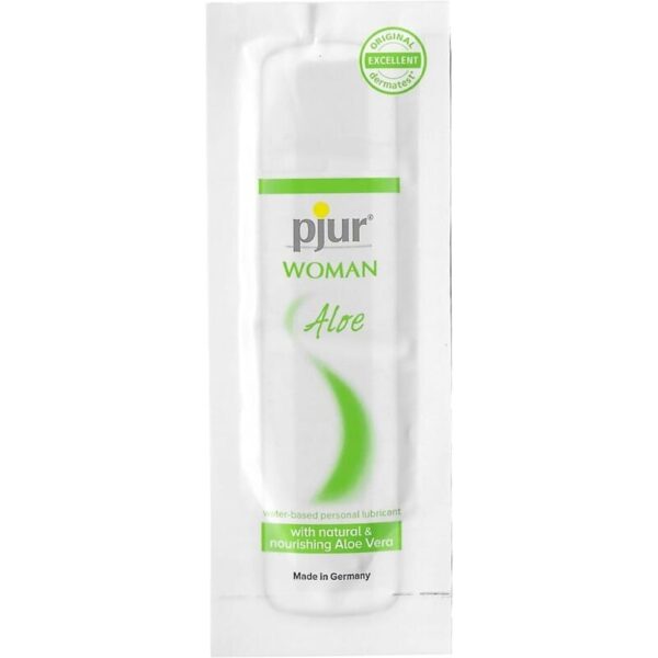 PJUR – WOMAN ALOE LUBRIFICANTE  BASE DE GUA 2 ML