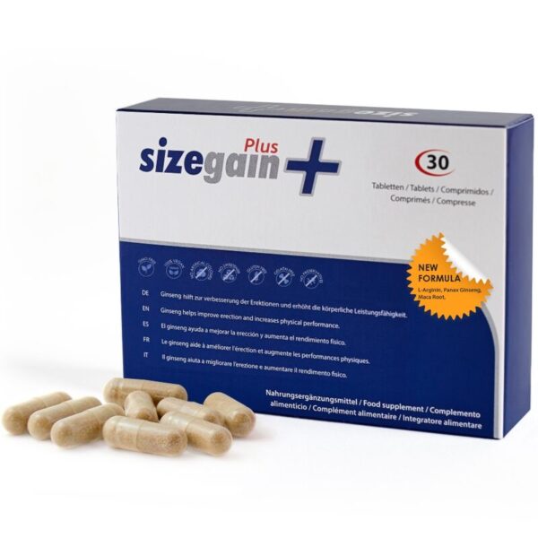500 COSMETICS – COMPRIMIDOS SIZEGAIN PLUS PARA AMPLIAR O PÊNIS