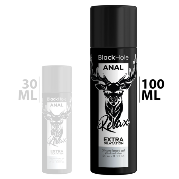 BLACK HOLE – GEL BASE DE SILICONE DILATAÇÃO ANAL 100 ML