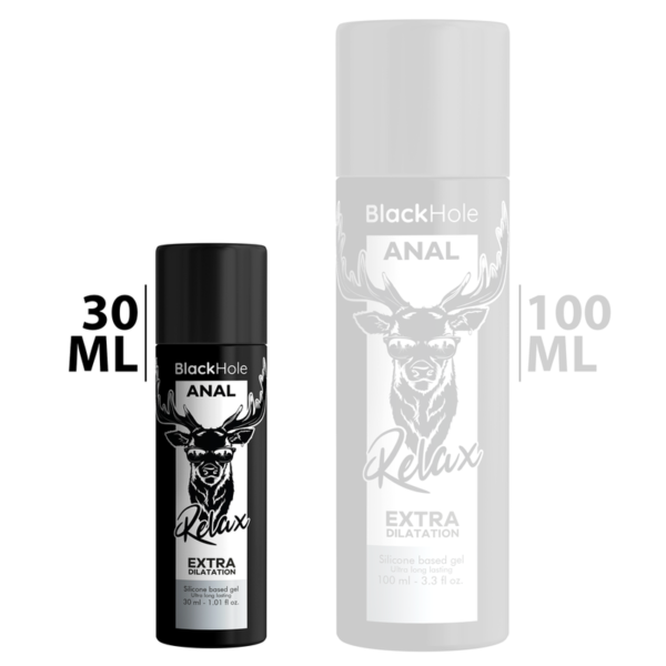 BLACK HOLE – GEL BASE DE SILICONE DILATAÇÃO ANAL 30 ML