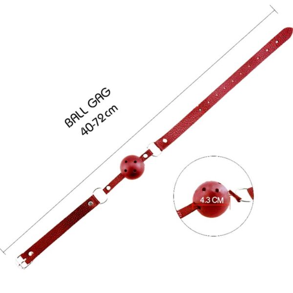ALIVE – DISCRETION GAG RESPIRÁVEL VERMELHO