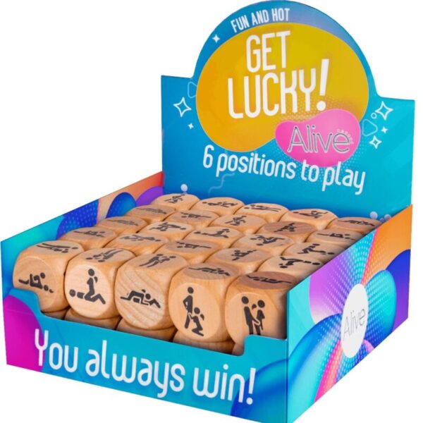 ALIVE – GET LUCKY DICE BOX 6 POSIÕES 50 UNIDADES
