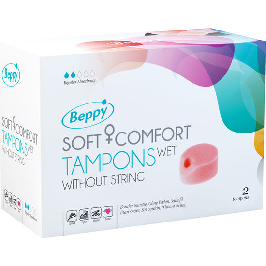 BEPPY – SOFT COMFORT TAMPONS WET 2UNITS
