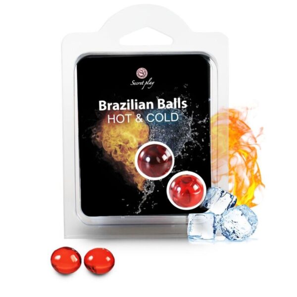 SECRETPLAY – BOLAS BRASILEIRAS  EFEITO CALOR E FRIO 2 UNIDADES