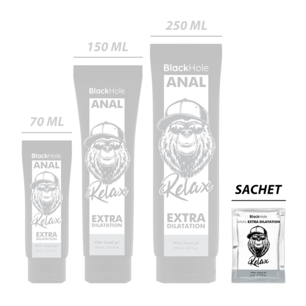BLACK HOLE – GEL À BASE DE ÁGUA EXTRA DILATAÇÃO 6 ML