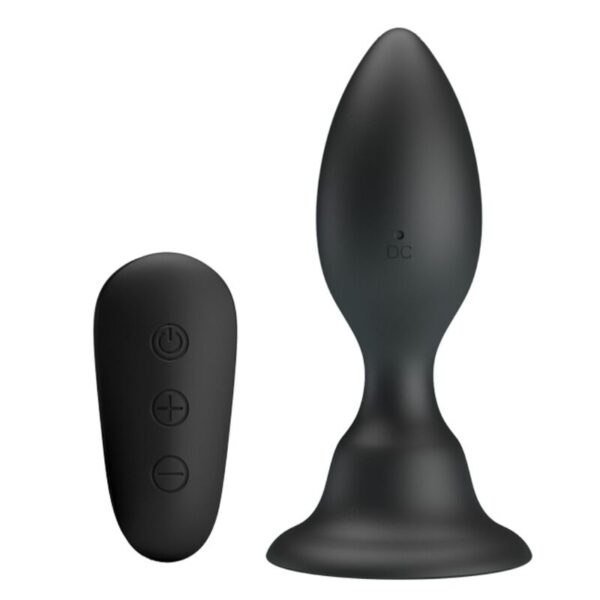 MR PLAY – PLUG ANAL COM CONTROLE REMOTO VIBRAO PRETO