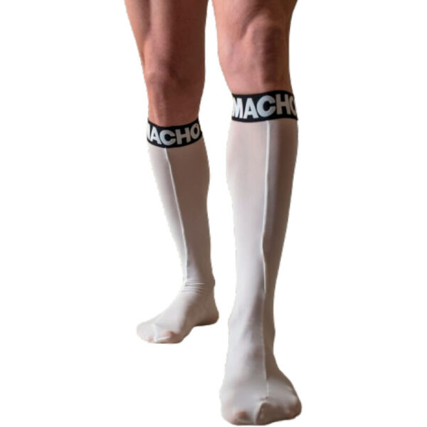 MACHO – MEIAS FINAS TAMANHO ÚNICO BRANCO