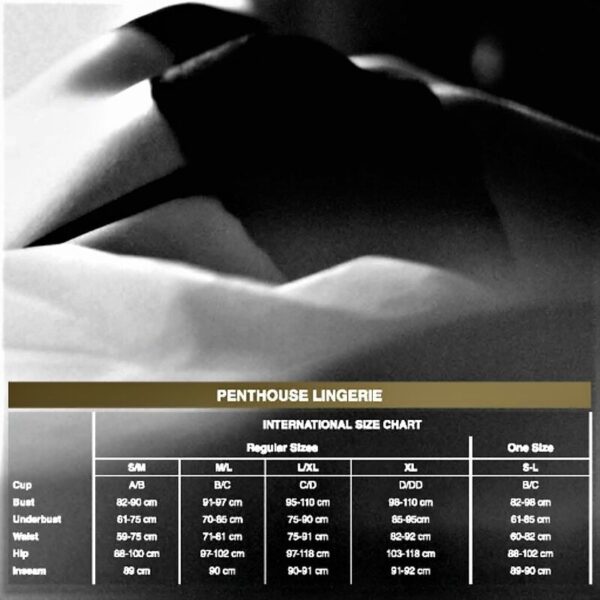 Penthouse Scandalouus Peluche Preto Xl