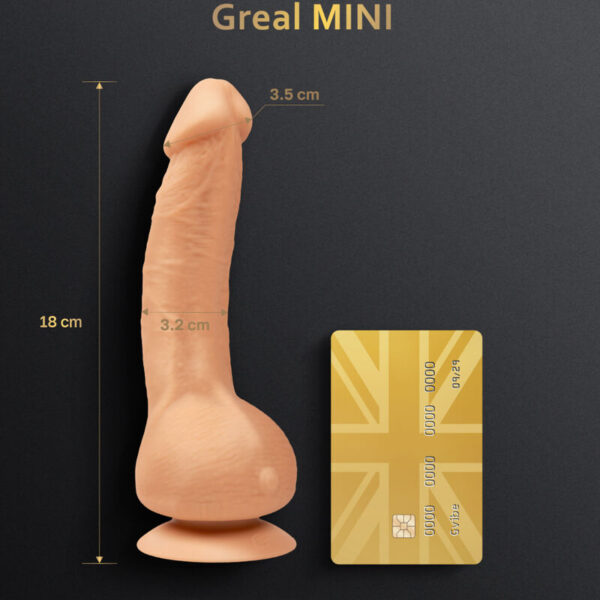 G-VIBE – GREAL MINI VIBRADOR DILDO SILICONE NATURAL