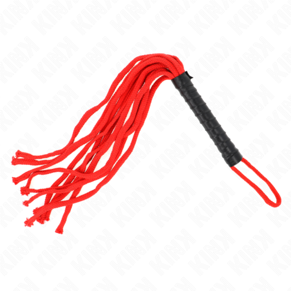 KINK – CHICOTE DE CORDA ROJO 56 CM