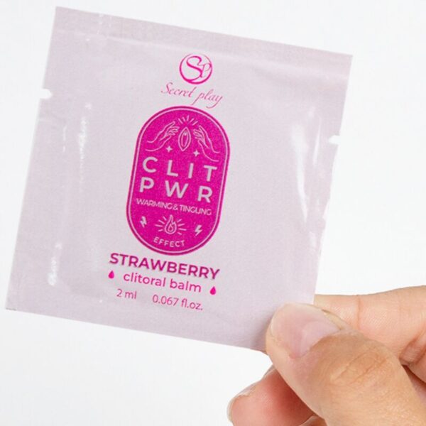 SECRETPLAY – LUBRIFICANTE DE MORANGO DE DOSE ÚNICA 2 ML