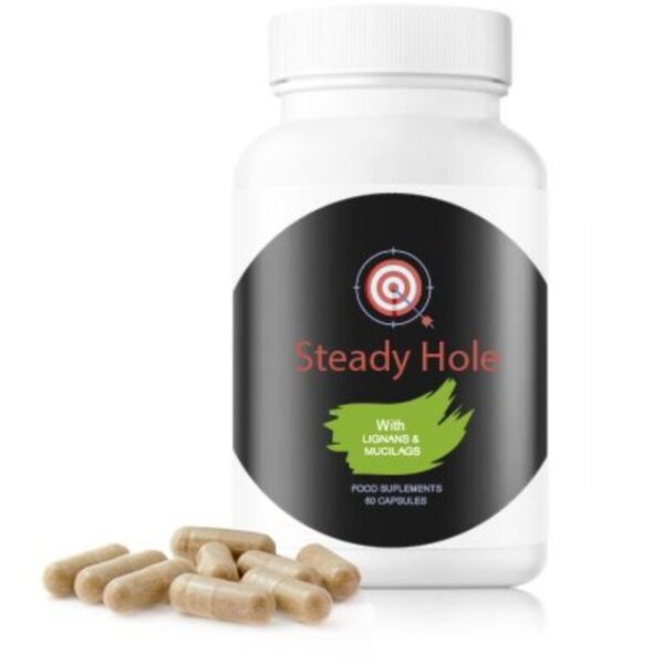 500 COSMETICS – CÁPSULAS U-STEADY HOLE PARA A SAÚDE DO TRÂNSITO INTESTINAL – 60 CÁPSULAS