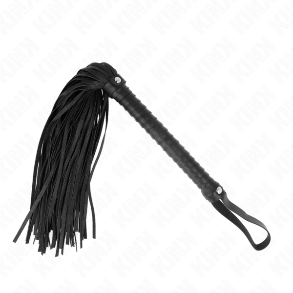 KINK – CHICOTE COM CABO TEXTURADO PRETO 48,5 CM