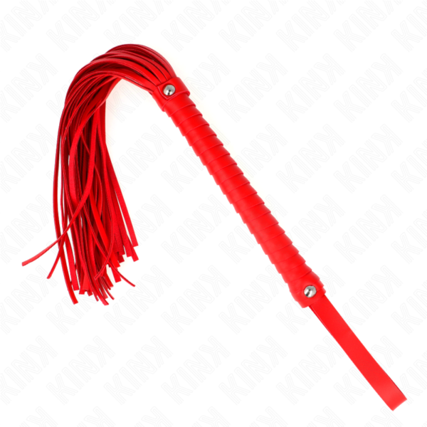 KINK – CHICOTE COM CABO TEXTURADO VERMELHO 48,5 CM