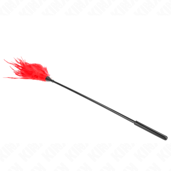 KINK – MÚLTIPLAS PENAS DE CÓCEGAS VERMELHAS 45 CM