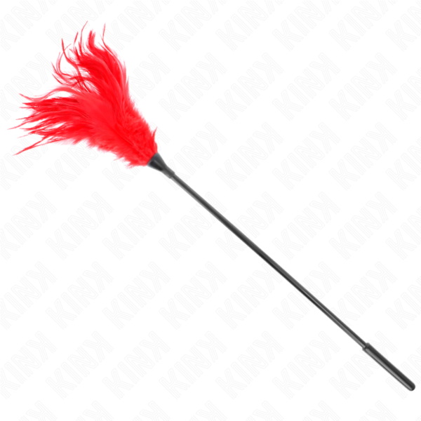 KINK – MÚLTIPLAS PENAS DE CÓCEGAS VERMELHAS 45 CM