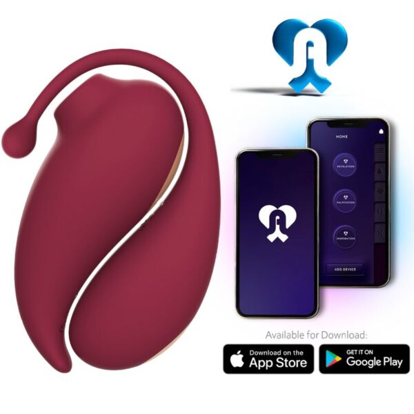 ADRIEN LASTIC – INSPIRAÇÃO CLITORIS SUCKER + VIBRATING OVO VERMELHO – APLICATIVO GRATUITO