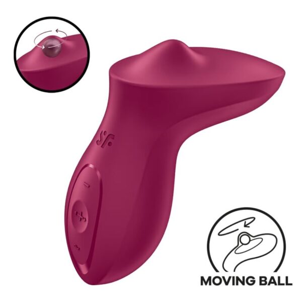 SATISFYER – EXCITERRR VIBRADOR LAY-ON CLITORIS BERRY