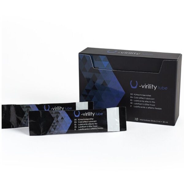 500 COSMETICS – U-VIRILITY LUBE LUBRIFICANTE EFEITO FRIO 10 X 5 ML
