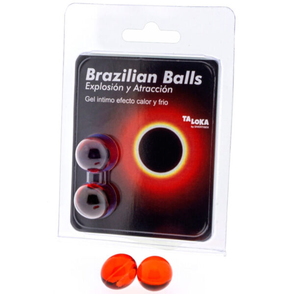 TALOKA – 2 BOLAS BRASILEIRAS GEL EMOCIONANTE EFEITO QUENTE E FRIO