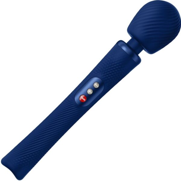 FUN FACTORY – VIM SILICONE RECARREGVEL VIBRANTE PESO RUMBLE WAND MIDNIGHT BLUE