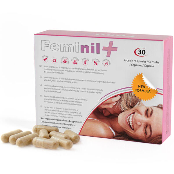500 COSMETICS – FEMINIL+ MELHORIA DA LIBIDO SEXUAL FEMININA – 30 CÁPSULAS