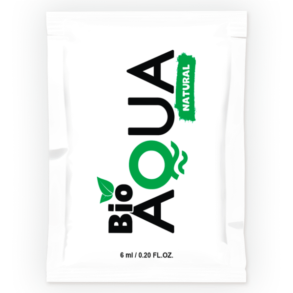 BIOAQUA – LUBRIFICANTE À BASE DE ÁGUA INGREDIENTES NATURAIS 6 ML