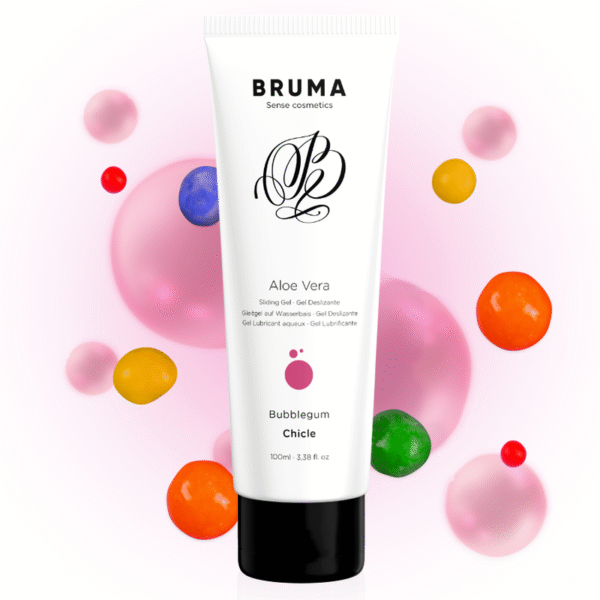 BRUMA – GEL DESLIZANTE DE ALOE VERA SABOR BUBBLEGUM 100 ML