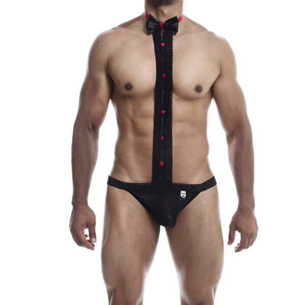 MOB – SMOKING COM TANGA DE RENDA TAMANHO L/XL