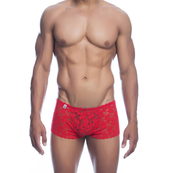 MOB – BOXER DE RENDA VERMELHA TAMANHO L/XL